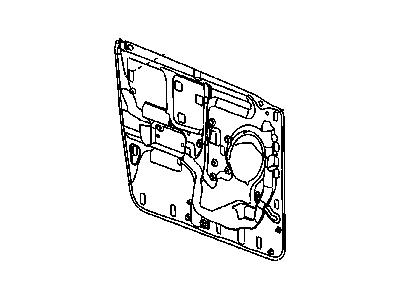 Dodge 55276172AL WATERSHIELD Front Door