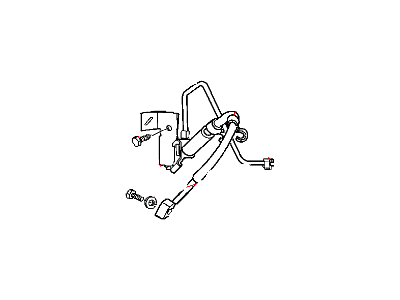 2007 Dodge Ram 1500 Brake Line - 55366894AB