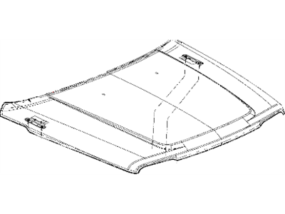 Mopar 55396971AA Hood