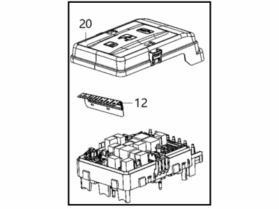 Ram Fuse Box - 68467639AA