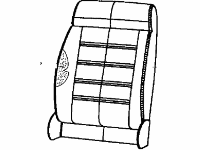 Jeep 6CS57NX8AA COVER Front Seat Back