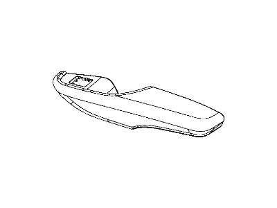 Dodge 1TW74HL1AA Armrest - Rear Door Trim