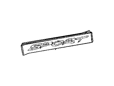Dodge 55077386AA NAMEPLATE