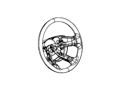 Ram Steering Wheel - 1EF391TVAH