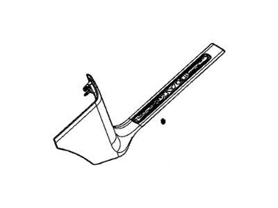 Ram 6BM77TX7AC PANEL Scuff Front, Includes Clips