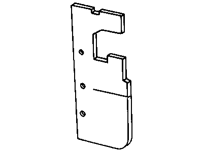 Dodge 4809135AA SEAL Radiator Side Air