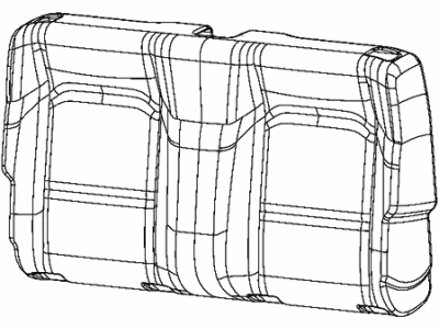 Jeep 6PU20VT9AE COVER Rear Seat Back