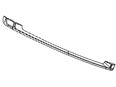Mopar 68127952AA Strip Rear Fascia Bright