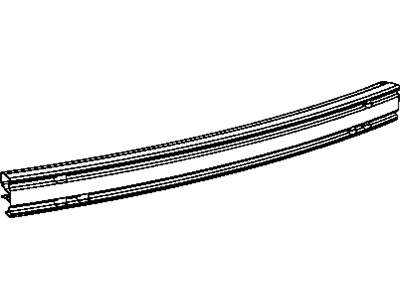 Mopar 57010462AC Impact Bar, Rear