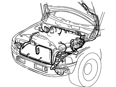 Mopar 56055299AC Wiring Headlamp To Dash