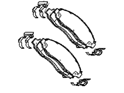 2004 Dodge Dakota Brake Pad - BHKH5692
