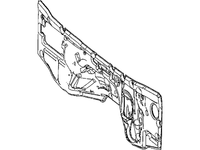 Dodge 68004961AA SILENCER Dash Panel