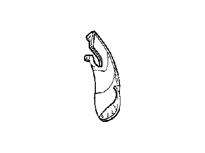 Chrysler 5256761 SHIELD, Quarter Wheelhouse Inner Splash (Left)