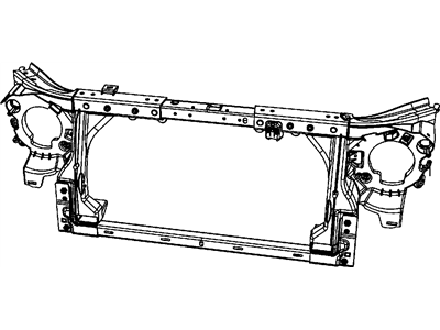 Jeep 55077976AB PANEL Radiator Closure