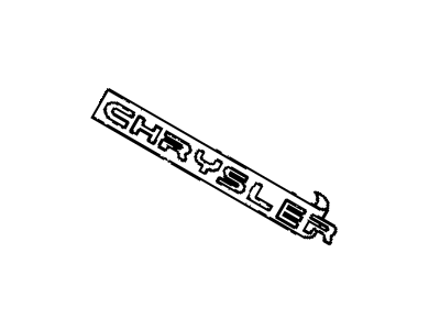 Dodge KS94SD8 NAMEPLATE Chrysler