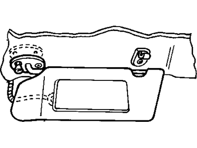 Dodge Intrepid Sun Visor - TJ01TL2AB