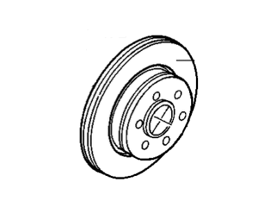 Dodge Durango Brake Disc - 2AMV0418AA