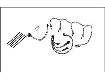 Jeep 82210877 INSTALL PACKAGE Off Road Light