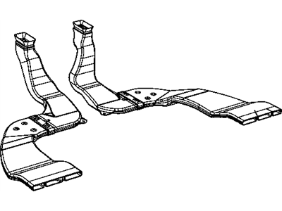 Ram 4677538AC DUCT Floor Distribution