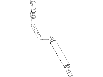 Dodge 5085434AD PIPE Exhaust