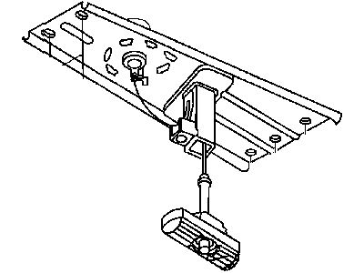 Dodge 4860959AC WINCH Spare Tire Carrier