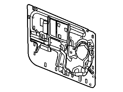 Dodge 55276172AH WATERSHIELD Front Door
