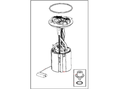 Ram 5145594AA MODULE KIT Fuel Pump/Level Unit