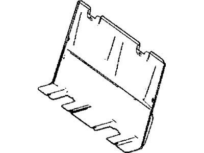 Dodge 68011001AA SHIELD Seat Back