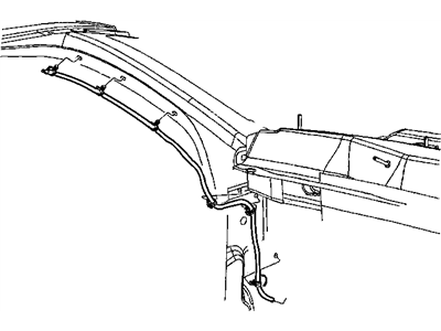 Jeep 55155522AF HOSE Windshield Washer