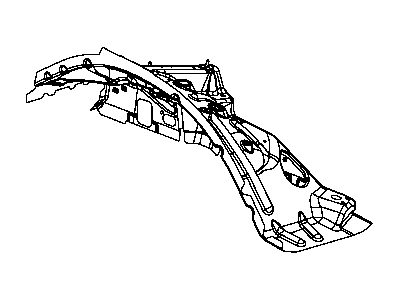 Mopar 55176858AL Wheelhouse Front Inner