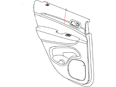 2013 Jeep Grand Cherokee Armrest - 1VU091XTAA