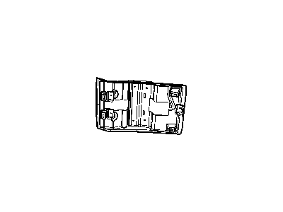 Dodge 68046077AA RETAINER Overhead Console