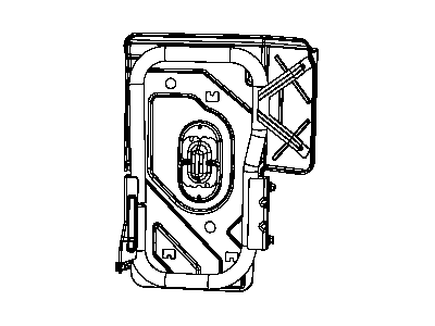 Mopar 68001888AA Seat Back Panel, Rear Passenger Side