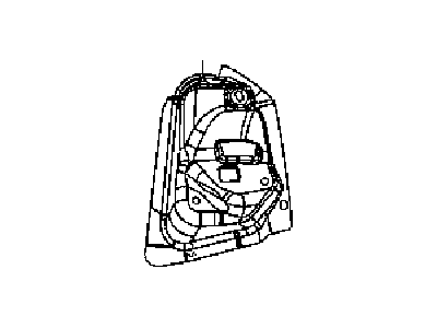Chrysler 5065146AE PANEL Taillamp Mounting