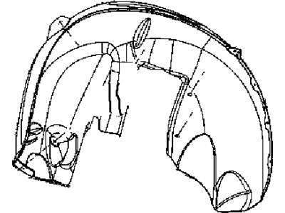 Mopar 5065221AC Shield Wheelhouse