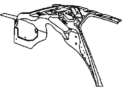 Chrysler 5135902AH Panel - Bodyside Aperture Rear