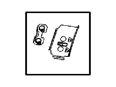Dodge 5065556AA RETAINER Door Striker