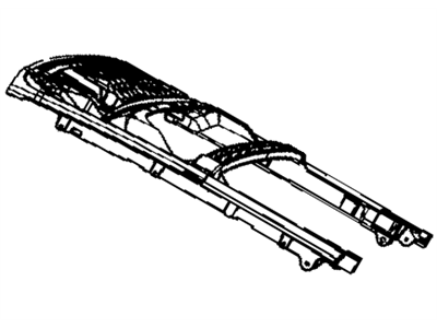 Chrysler 68026891AA HEADER Folding Top