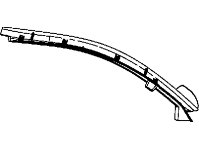 Chrysler 68026919AA PANEL Folding Top Trim