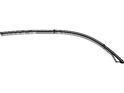 Chrysler 68026898AA WEATHERSTRIP Folding Top Side Rail Middle