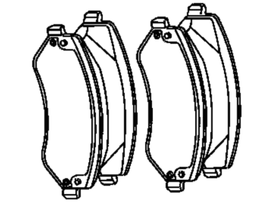 2002 Chrysler Voyager Brake Pad - BHKH5563