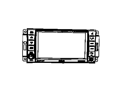 Jeep 5064244AJ RADIO AM/FM/DVD/HDD/MP3/SDARS/RR CAMERA