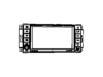 Jeep 5064242AJ RADIO AM/FM/DVD/HDD/MP3/RR CAMERA