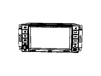 Chrysler 5064247AJ RADIO MW/FM/DVD/HDD/MP3/RR CAMERA
