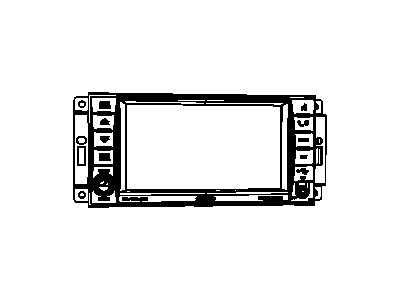 Chrysler 5064737AA RADIO AM/FM/DVD/HDD/NAV/SDARS