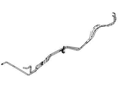 Jeep 68304644AC HOSE AND TUBE Oil Cooler Pressure and Return