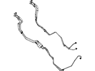 2007 Dodge Magnum Transmission Oil Cooler Hose - 4598134AB