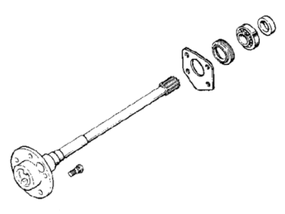 Jeep Comanche Axle Shaft - 83504961