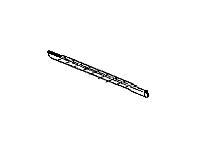 Mopar 5EY65VF7 Outer Molding, Brownstone, Driver Side