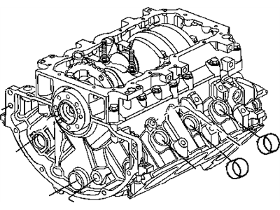 Jeep 5174604AB ENGINE Short Block See Note